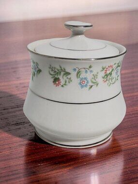 vintage towne house selected fine china "georgia" 3600 sugar bowl